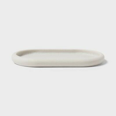 Threshold Concrete Resin Bath Tray - Durable, Stylish Bathroom Accessory by Deal US