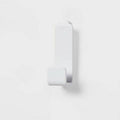 Brightroom Pegboard Single Hooks Adjustable Storage White Set of 2 Plastic by Deal US