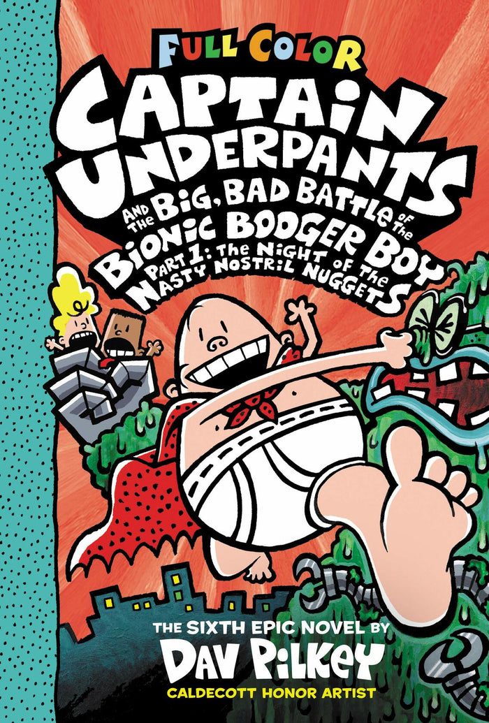 [Like New] Captain Underpants Big Bad Battle Bionic Booger Boy Color Edition Illustrated by Deal US