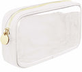 PRRQFJZS Clear Waterproof Makeup Bag Cosmetic Organizer Travel M White by Deal US