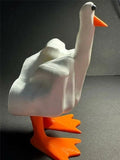 Hoxxu Funny Duck Figurine Resin Desk Garden Ornament Decorative Gift by Deal US