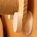 Pialouge Wooden Cat Stairs with Suction Cups 3-Level Log Color Ladder by Deal US