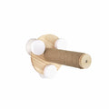 Pialouge Wooden Cat Stairs with Suction Cups 3-Level Log Color Ladder by Deal US