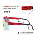 NICBOOY Sports Fan Oversized Sunglasses UV400 Adjustable Temple Unisex by Deal US