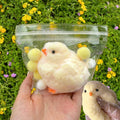 Gberlczz Handmade Chicken Squishy Stress Reliever Fuzzy Yellow Toy 3.52oz by Deal US