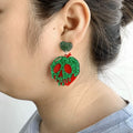 3 Pairs Halloween Horror Skull Earrings acrylic Gothic Skull Pumpkin Earring For by Deal US