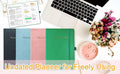 YOJO 2025 A5 Weekly Planner with Goal & Habit Tracker Pink by Deal US