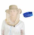 TOPOQ Women Safari Sunhat with Mosquito Net Boonie Hat Khaki Polyester by Deal US