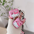 LZHZXM Cute Hello Cartoon Cat TPU Case with Pink Kawaii Lanyard Keychain by Deal US