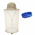 TOPOQ Women Safari Sunhat with Mosquito Net Boonie Hat Khaki Polyester by Deal US