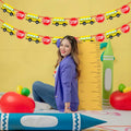 Corabsar 2Pcs Back to School Bus Banner Pre-Strung Paper Classroom Decor by Deal US