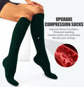 Bluemaple Compression Socks 4 Pairs Circulation Support Running Athletic by Deal US