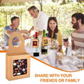 Mototo 100 PCS Kraft Paper Wine Bottle Boxes with Window Hanger Foldable Kraft by Deal US
