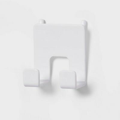 Brightroom Pegboard Double Hooks Adjustable Storage 2 Count Plastic Utility by Deal US