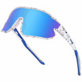 MARIDA Kids UV400 Baseball Sunglasses Sports Cycling White-Blue by Deal US