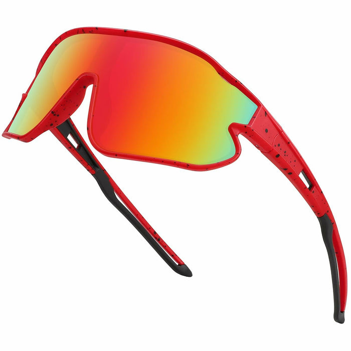 MARIDA Kids Sunglasses UV400 Sports Cycling Baseball Red Size 10-16 by Deal US