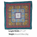 MONGGIL Satin Silky Scarf Pattern Print Neck Scarf Lightweight 27x27 inches by Deal US