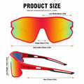 MARIDA Kids Sunglasses UV400 Sports Cycling Baseball Red Size 10-16 by Deal US