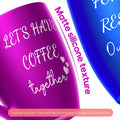 GMUGS Ceramic Coffee Mugs Set 11oz Purple Blue Wedding Bride Groom Gift by Deal US