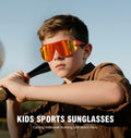 MARIDA Kids Sunglasses UV400 Sports Cycling Baseball Red Size 10-16 by Deal US