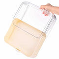 Acshio Clear Makeup Organizer with Drawer Stackable Vanity Storage Dustproof by Deal US