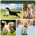 DOGOYS Dog Shoes Non-Slip Waterproof Boots Green 4Pcs Size Medium by Deal US