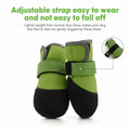 DOGOYS Dog Shoes Non-Slip Waterproof Boots Green 4Pcs Size Medium by Deal US