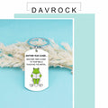 Davrock Silver Frog Keychain Funny Gift for Men Adult Animal Theme by Deal US