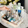 Acshio Clear Makeup Organizer with Drawer Stackable Vanity Storage Dustproof by Deal US