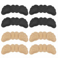 Gosknor 4 Pairs Heel Protector Pads Foam Inserts Cushion Black Skin Color by Deal US