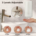 WSLFOKIDA Soap Dispenser with Built-in Blade Wall-Mountable Adjustable White by Deal US