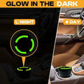 SKERJOVL 5PCS Car Glow in Dark Ashtray with Lid Portable Black by Deal US