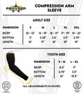 Penveer Compression Arm Sleeves Breathable Mesh Cooling AL White Size L by Deal US
