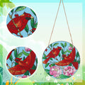 Gosknor Cardinal Light Catcher Acrylic Stained Glass Window Hanging 5.9x5.9in by Deal US