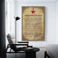 LINWDSB Hamilton Lessons Education Poster 12x18in Unframe-style Portrait by Deal US