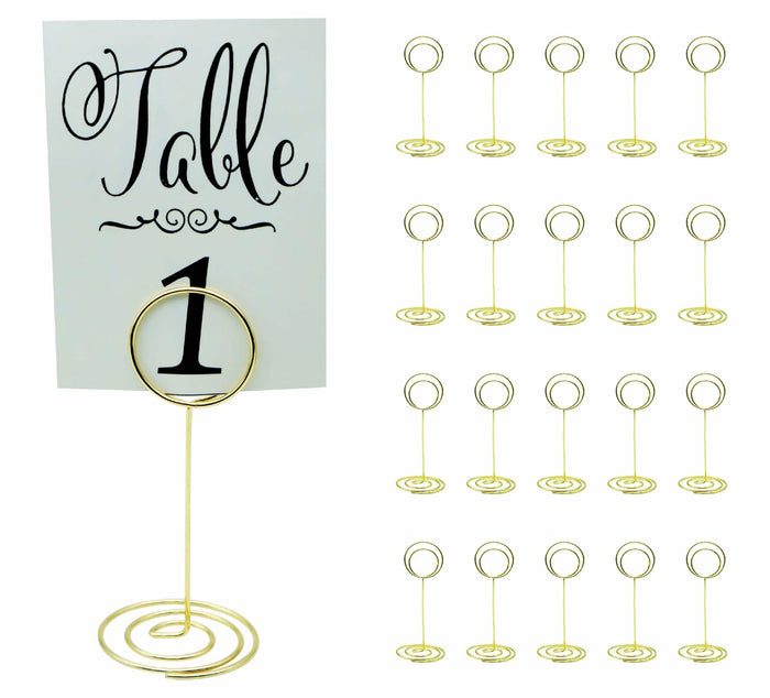 Generic Table Number Holders Metal 845mm Gold by Deal US