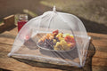 Alysontech Mesh Outdoor Food Cover Tents 6 Pack White Collapsible Pop Up by Deal US