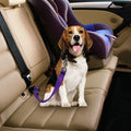 ELLOY Adjustable Pet Car Seat Belt Dark Blue Nylon Safety Harness by Deal US