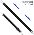 ELLOY Adjustable Pet Car Seat Belt Dark Blue Nylon Safety Harness by Deal US