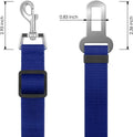 ELLOY Adjustable Pet Car Seat Belt Dark Blue Nylon Safety Harness by Deal US