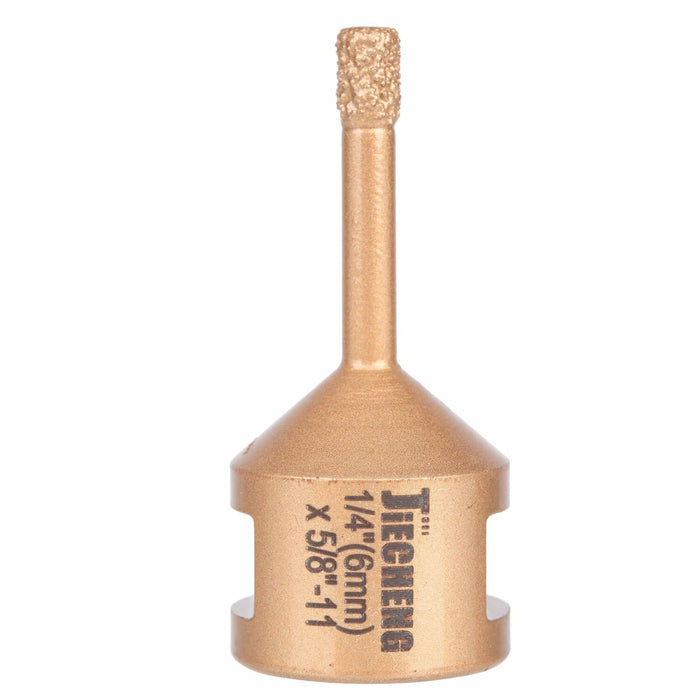 JIECHENG Diamond Core Drill Bit 1/4 inch Gold Hole Saw 6mm for Granite by Deal US