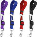 ELLOY Adjustable Pet Car Seat Belt Dark Blue Nylon Safety Harness by Deal US