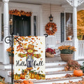 Artscope Fall Maple Leaves Scarecrow Pumpkin Garden Flag 12x18 Inch Polyester by Deal US