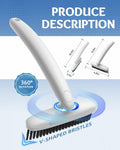 TQRR 360° Rotating Hard Bristle Cleaning Brush White 1 Count by Deal US