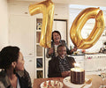 KALOR 40 Inch Gold Number 8 Mylar Foil Balloon Birthday Party Decoration by Deal US