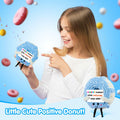 RQWZBCHX Handmade Crochet Donut Inspirational Gift Blue Cute Motivational by Deal US