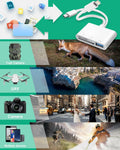 Dargahou Trail Camera Viewer SD Card Reader Photo Video No App Blue by Deal US