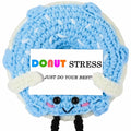 RQWZBCHX Handmade Crochet Donut Stress Toy Pink Cute Motivational Gift by Deal US