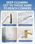 TQRR 360° Rotating Hard Bristle Cleaning Brush White 1 Count by Deal US