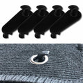 Tobenbone Car Floor Mat Clips Fixing Hooks Clamp Carpet Fasteners Black by Deal US